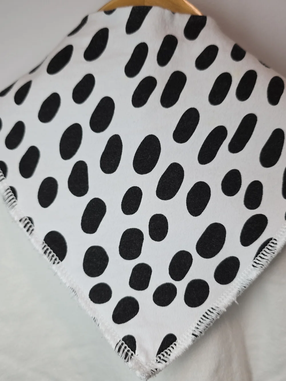 3 For $10 Baby Toddler Black Dot Pattern Bandana Scarf Bib.